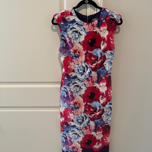 Vince Camuto floral dress (size 6) - Picture 1 of 2